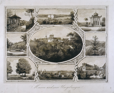 Tegningen af Maxen und seine Umgebungen